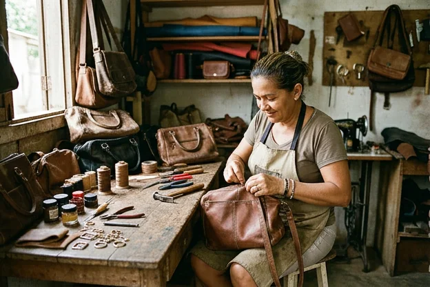 Reforma de bolsas de couro em Altamira